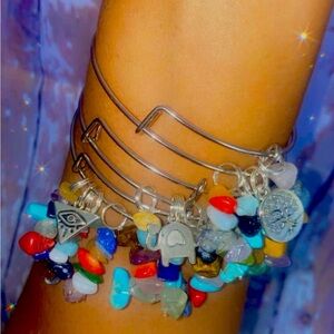 Good vibes adjustable bangles